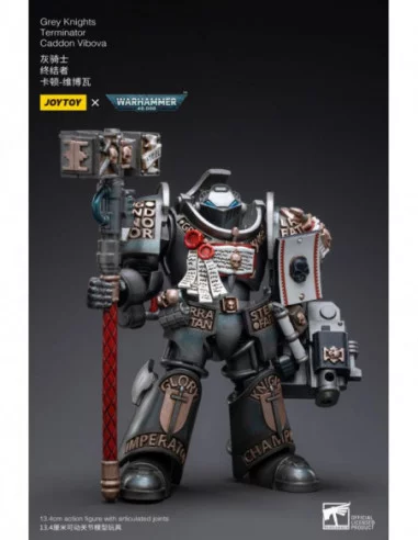 Warhammer 40k Figura 1/18 Grey Knights Terminator Caddon Vibova 13 cm