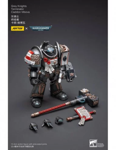 Warhammer 40k Figura 1/18 Grey Knights Terminator Caddon Vibova 13 cm