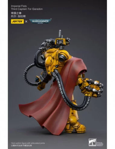 Warhammer 40k Figura 1/18 Imperial Fists Third Captain Tor Garadon 13 cm