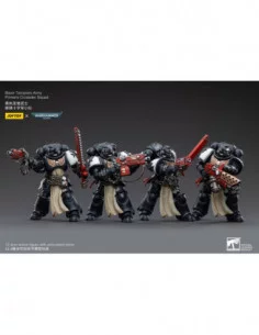 Warhammer 40k Pack de 4 Figuras 1/18 Black Templars Army Primaris Crusader Squad 12 cm 2