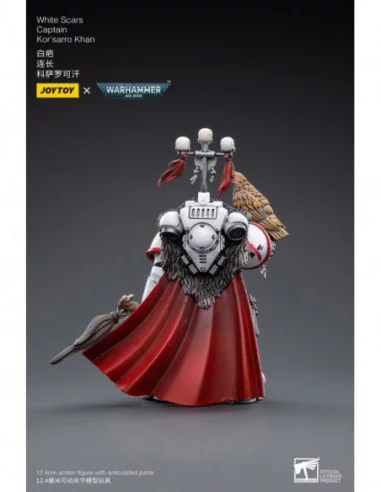 Warhammer 40k Figura 1/18 White Scars Captain Kor'sarro Khan 12 cm