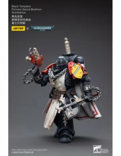 Warhammer 40k Figura 1/18 Black Templars Primaris Sword Brethren Granbertus 12 cm 2
