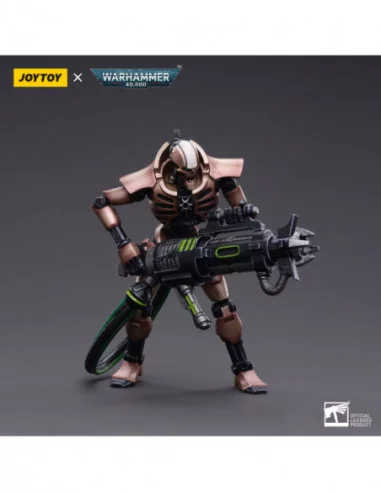 Warhammer 40k Pack de 2 Figuras 1/18 Necrons Szarekhan Dynasty Immortal with Tesla Carbine 11 cm