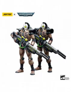 Warhammer 40k Pack de 2 Figuras 1/18 Necrons Szarekhan Dynasty Deathmark 11 cm