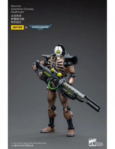 Warhammer 40k Pack de 2 Figuras 1/18 Necrons Szarekhan Dynasty Deathmark 11 cm