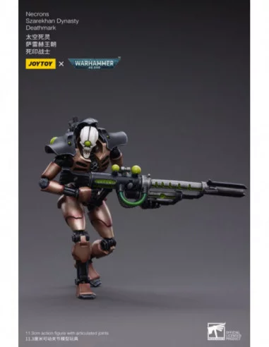 Warhammer 40k Pack de 2 Figuras 1/18 Necrons Szarekhan Dynasty Deathmark 11 cm