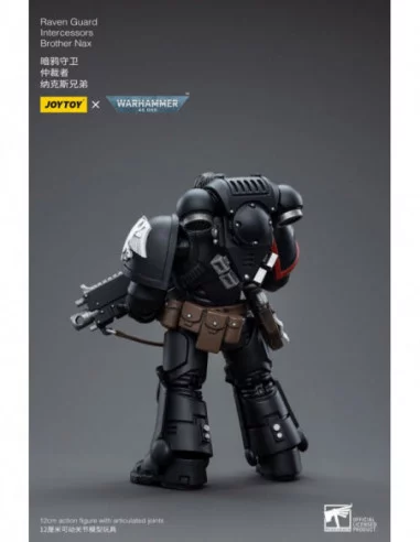 Warhammer 40k Figura 1/18 Raven Guard Intercessors Brother Nax 12 cm