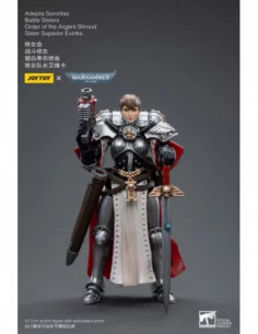 Warhammer 40k Figura 1/18 Adepta Sororitas Battle Sisters Order of the Argent Shroud Sister Superior Evinka 11 cm 2
