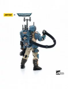 Warhammer 40k Figura 1/18 Astra Militarum Tempestus Scions Command Squad 55th Kappic Eagles Vox Operator 12 cm 2