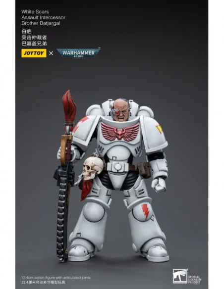Warhammer 40k Figura 1/18 White Scars Assault Intercessor Brother Batjargal 12 cm Warhammer 40k Figura 1/18 White Scars Assault Intercessor Brother Batjargal 12 cm
