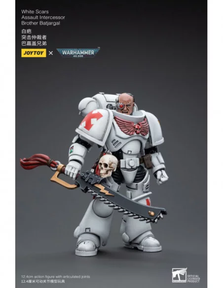 Warhammer 40k Figura 1/18 White Scars Assault Intercessor Brother Batjargal 12 cm Warhammer 40k Figura 1/18 White Scars Assault Intercessor Brother Batjargal 12 cm