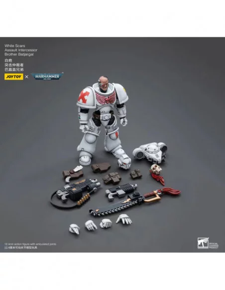 Warhammer 40k Figura 1/18 White Scars Assault Intercessor Brother Batjargal 12 cm Warhammer 40k Figura 1/18 White Scars Assault Intercessor Brother Batjargal 12 cm