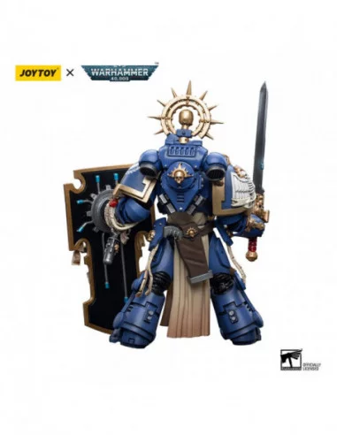 Warhammer 40k Figura 1/18 Ultramarines Primaris Captain with Relic Shield and Power Sword 12 cm