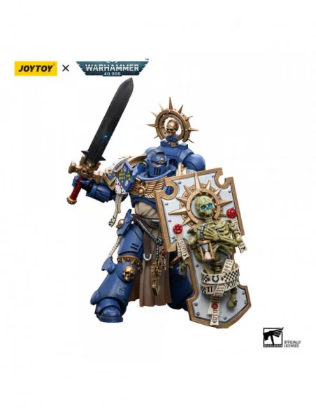 Warhammer 40k Figura 1/18 Ultramarines Primaris Captain with Relic Shield and Power Sword 12 cm