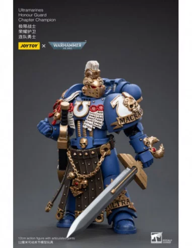 Warhammer 40k Figura 1/18 Ultramarines Honour Guard Chapter Champion 12 cm