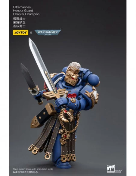 Warhammer 40k Figura 1/18 Ultramarines Honour Guard Chapter Champion 12 cm