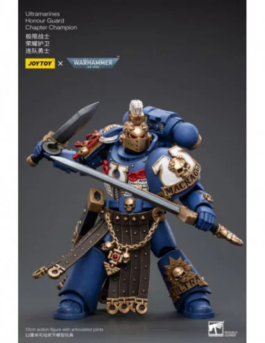 Warhammer 40k Figura 1/18 Ultramarines Honour Guard Chapter Champion 12 cm
