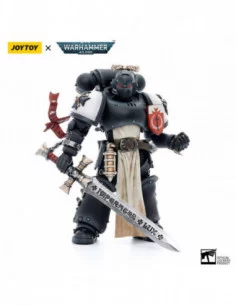 Warhammer 40k Figura 1/18 Black Templars The Emperors Champion Rolantus 12 cm