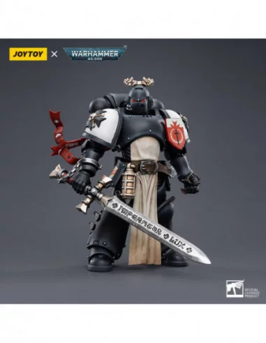 Warhammer 40k Figura 1/18 Black Templars The Emperors Champion Rolantus 12 cm