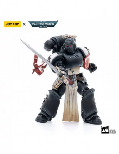 Warhammer 40k Figura 1/18 Black Templars The Emperors Champion Rolantus 12 cm
