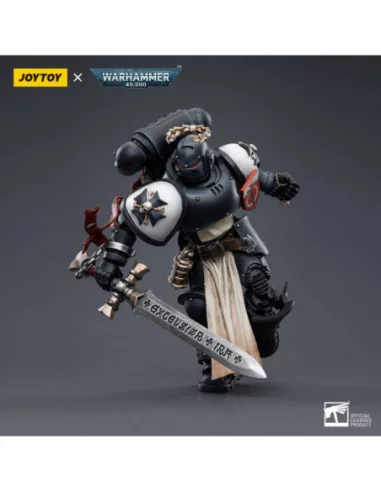 Warhammer 40k Figura 1/18 Black Templars The Emperors Champion Rolantus 12 cm