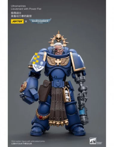 Warhammer 40k Figura 1/18 Ultramarines Lieutenant with Power Fist 12 cm