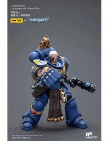 Warhammer 40k Figura 1/18 Ultramarines Lieutenant with Power Fist 12 cm