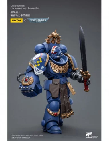Warhammer 40k Figura 1/18 Ultramarines Lieutenant with Power Fist 12 cm