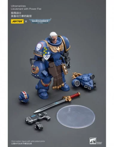 Warhammer 40k Figura 1/18 Ultramarines Lieutenant with Power Fist 12 cm