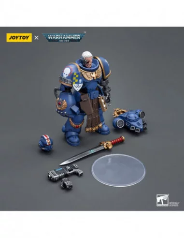 Warhammer 40k Figura 1/18 Ultramarines Lieutenant with Power Fist 12 cm