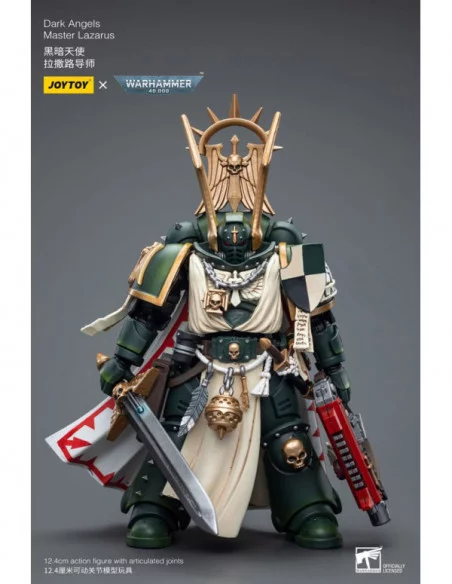 Warhammer 40k Figura 1/18 Dark Angels Master Lazarus 12 cm