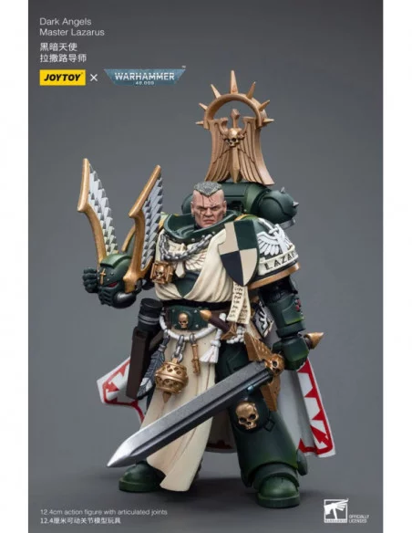 Warhammer 40k Figura 1/18 Dark Angels Master Lazarus 12 cm