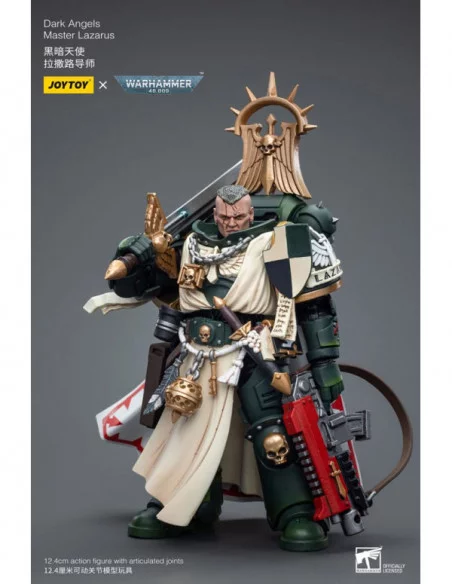 Warhammer 40k Figura 1/18 Dark Angels Master Lazarus 12 cm