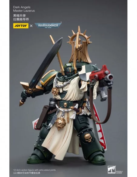 Warhammer 40k Figura 1/18 Dark Angels Master Lazarus 12 cm