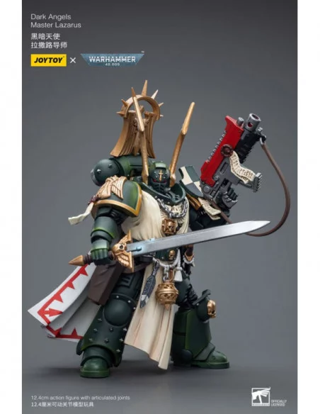 Warhammer 40k Figura 1/18 Dark Angels Master Lazarus 12 cm