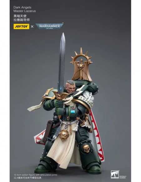 Warhammer 40k Figura 1/18 Dark Angels Master Lazarus 12 cm