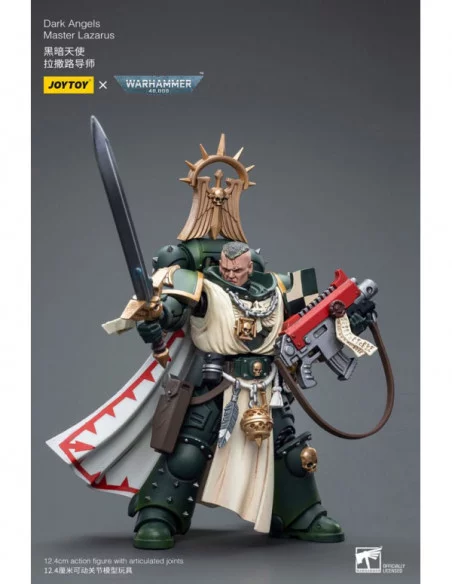 Warhammer 40k Figura 1/18 Dark Angels Master Lazarus 12 cm