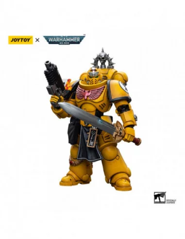 Warhammer 40k Figura 1/18 Imperial Fists Lieutenant with Power Sword 12 cm