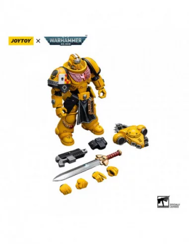Warhammer 40k Figura 1/18 Imperial Fists Lieutenant with Power Sword 12 cm