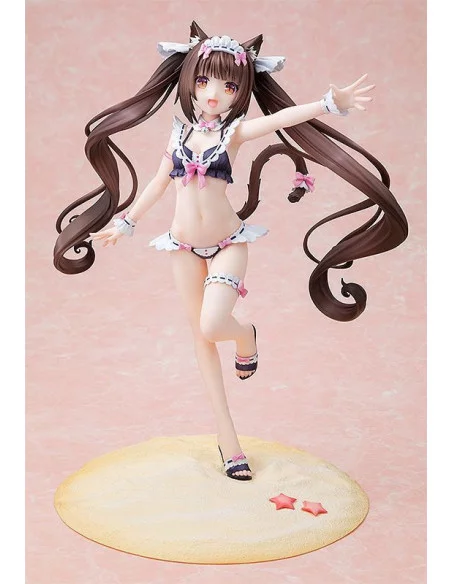 Nekopara Estatua PVC 1/7 Chocola: Maid Swimsuit Ver. 26 cm Nekopara Estatua PVC 1/7 Chocola: Maid Swimsuit Ver. 26 cm