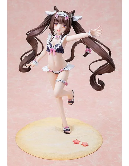 Nekopara Estatua PVC 1/7 Chocola: Maid Swimsuit Ver. 26 cm Nekopara Estatua PVC 1/7 Chocola: Maid Swimsuit Ver. 26 cm