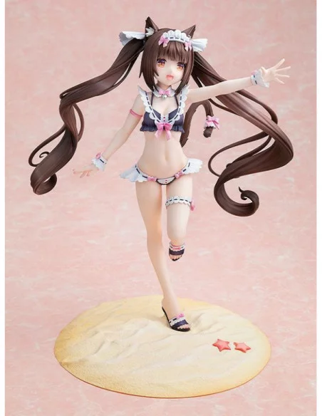 Nekopara Estatua PVC 1/7 Chocola: Maid Swimsuit Ver. 26 cm Nekopara Estatua PVC 1/7 Chocola: Maid Swimsuit Ver. 26 cm