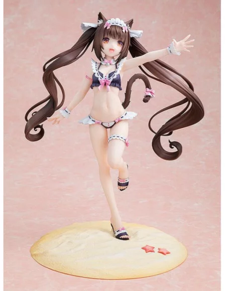 Nekopara Estatua PVC 1/7 Chocola: Maid Swimsuit Ver. 26 cm Nekopara Estatua PVC 1/7 Chocola: Maid Swimsuit Ver. 26 cm