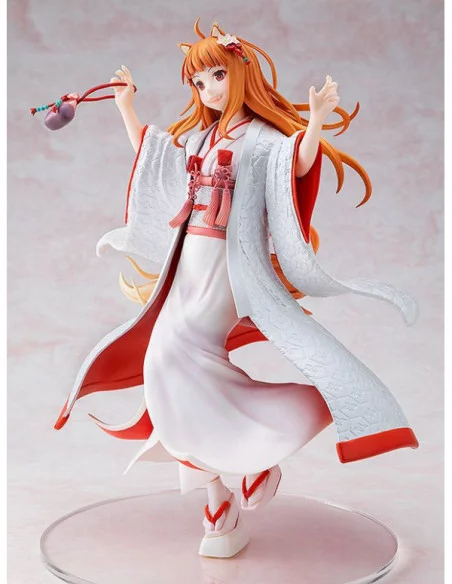 Spice and Wolf Estatua PVC 1/7 Wise Wolf Holo Wedding Kimono Ver. 26 cm Spice and Wolf Estatua PVC 1/7 Wise Wolf Holo Wedding Kimono Ver. 26 cm