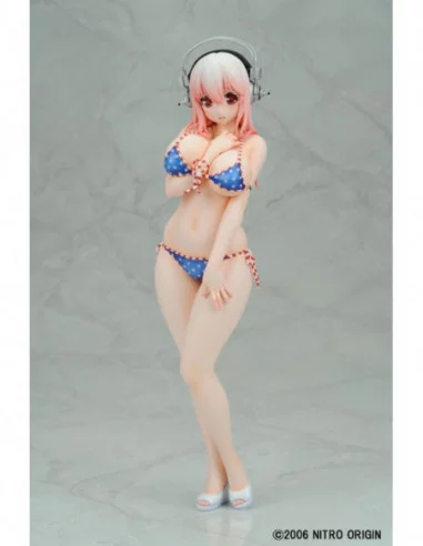Nitro Super Sonic Estatua 1/6 Super Sonico Paisura Bikini Ver. Re-Run 28 cm
