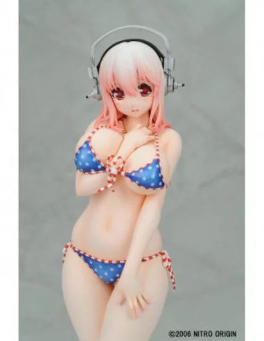 Nitro Super Sonic Estatua 1/6 Super Sonico Paisura Bikini Ver. Re-Run 28 cm