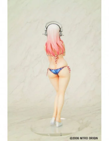 Nitro Super Sonic Estatua 1/6 Super Sonico Paisura Bikini Ver. Re-Run 28 cm