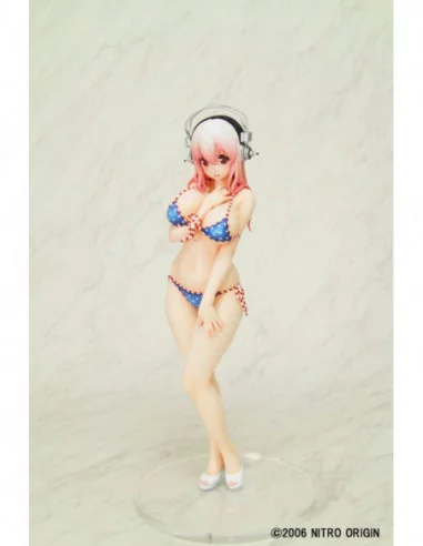 Nitro Super Sonic Estatua 1/6 Super Sonico Paisura Bikini Ver. Re-Run 28 cm