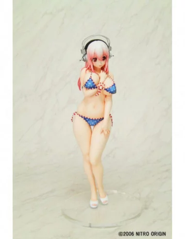 Nitro Super Sonic Estatua 1/6 Super Sonico Paisura Bikini Ver. Re-Run 28 cm