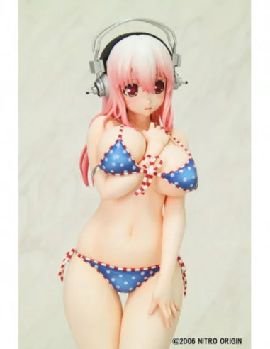 Nitro Super Sonic Estatua 1/6 Super Sonico Paisura Bikini Ver. Re-Run 28 cm